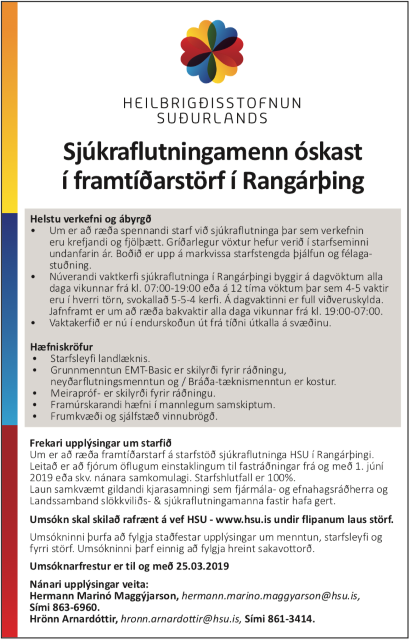 hsu auglysing