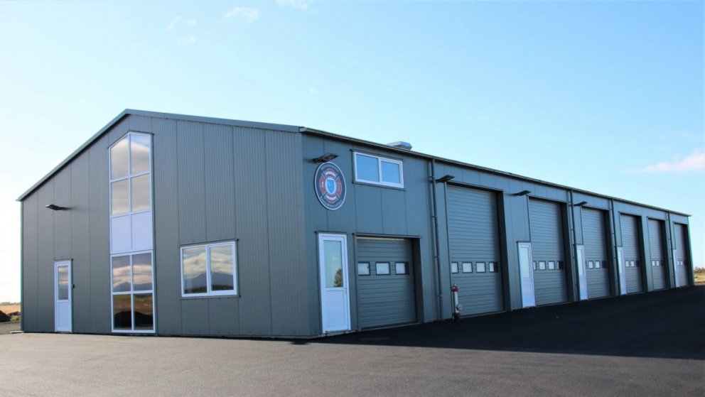 Ný slökkvistöð tekin í notkun á Hellu.