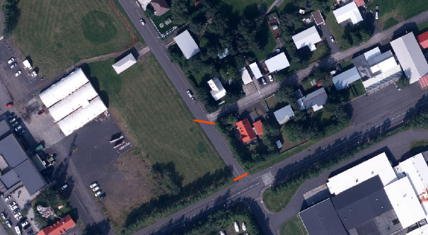 Frá Hlíðarvegi að Túngötu