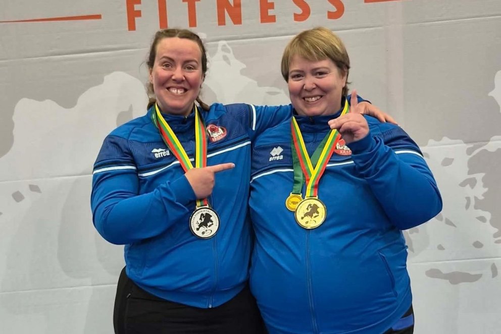 Systurnar frá Mið-Mörk á verðlaunapall á Evrópumóti Special Olympics