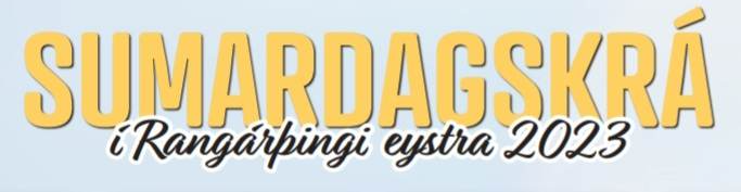 Sumardagskrá Rangárþings eystra
