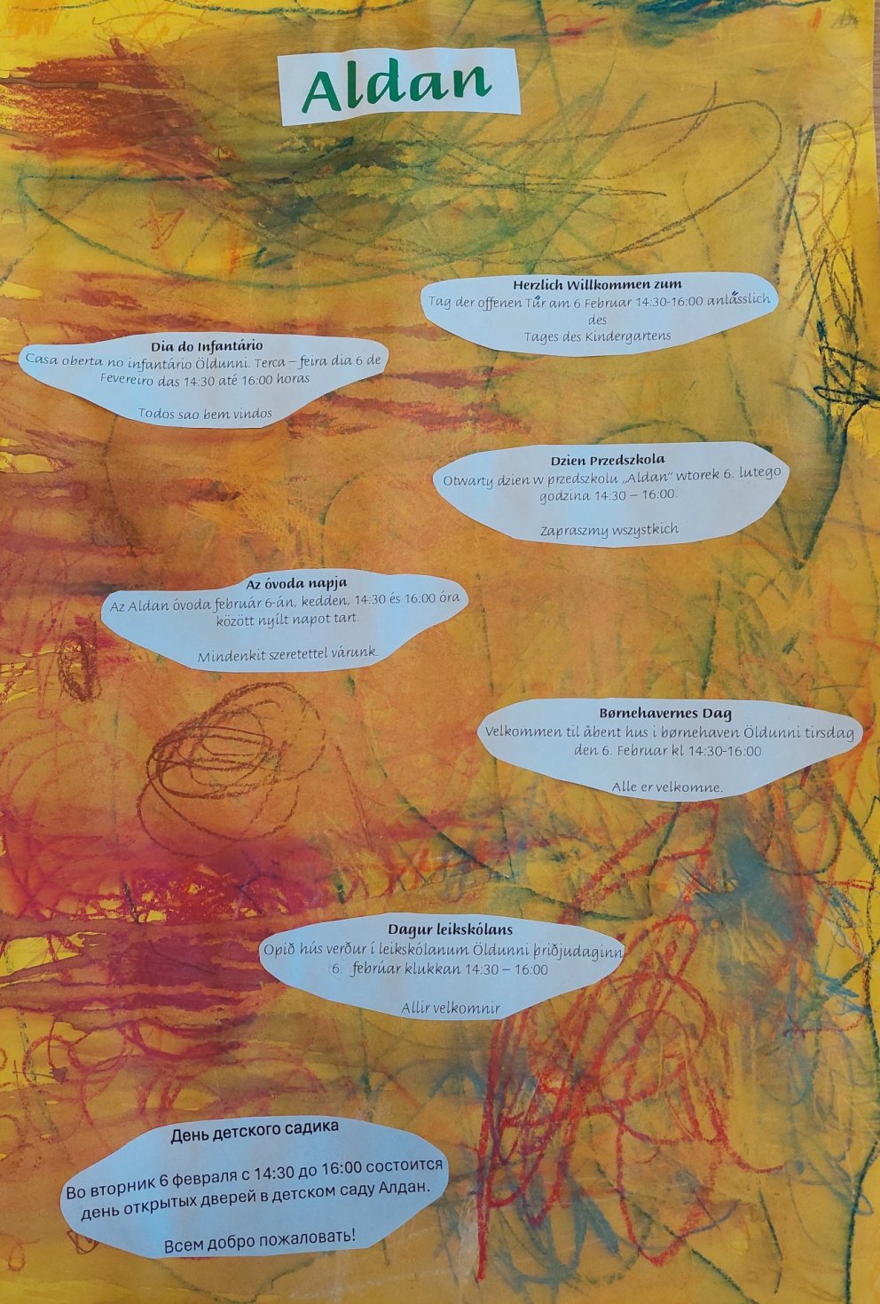 Opið hús í Öldunni 6. febrúar kl. 14:30-16