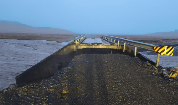 Vatnsflóð í Rangárþingi eystra