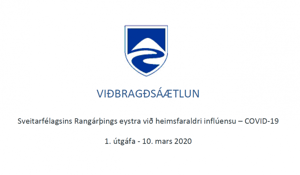 Viðbragðsáætlun Rangárþings eystra vegna COVID-19