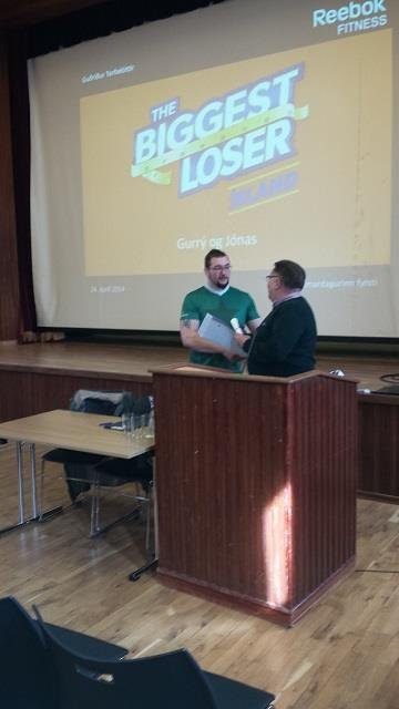 Gurrý og Jónas voru með góðan fyrirlestur í Hvolnum