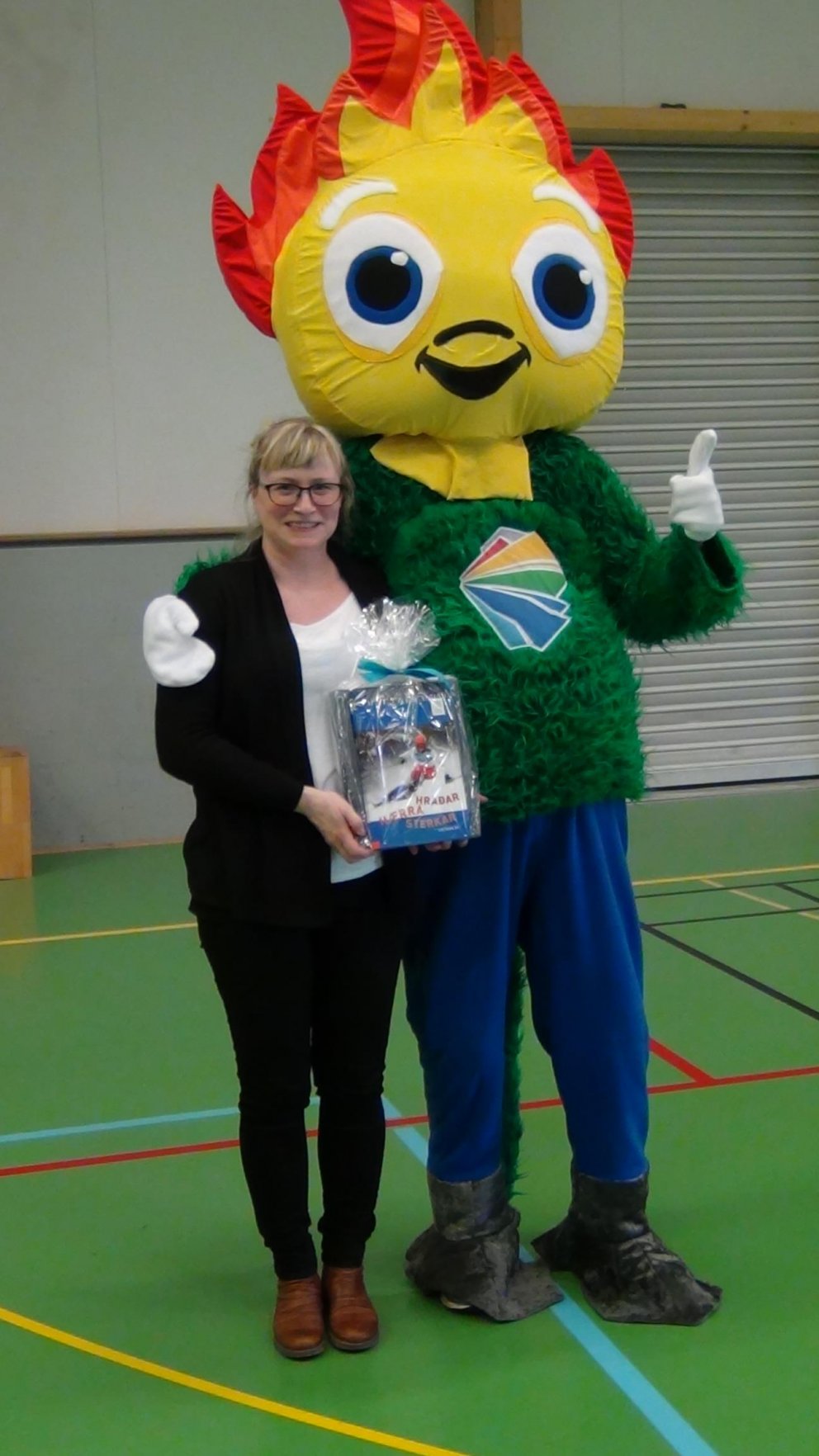 Blossi var gestur á Vorhátíð Hvolsskóla