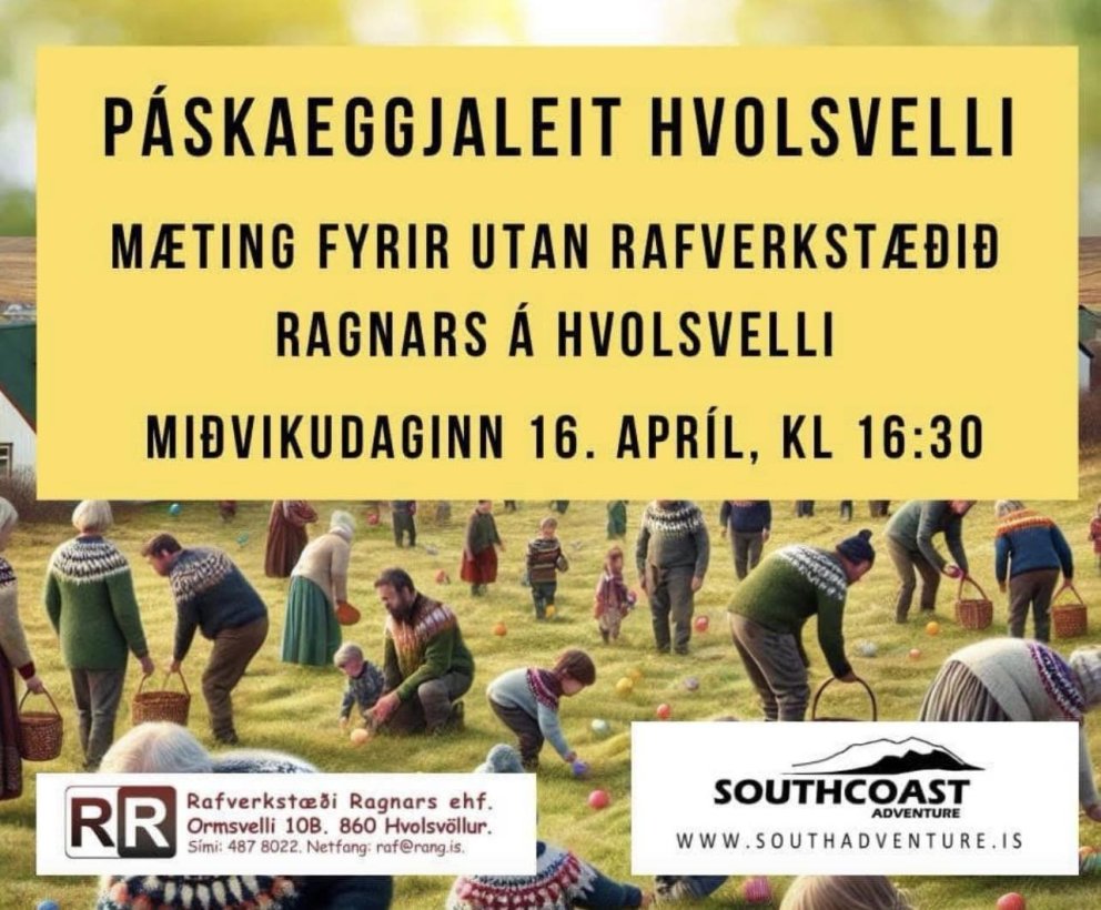 Páskaeggjaleit Hvolsvelli