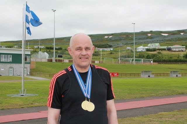 Hrafnkell keppti á landsmóti UMFÍ 50+