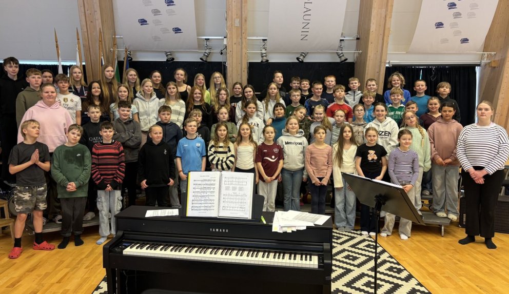 Sameiginlegir tónleikar miðstigskóra Hvolsskóla og Flóaskóla