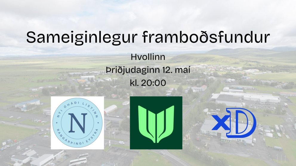 Sameiginlegur framboðsfundur