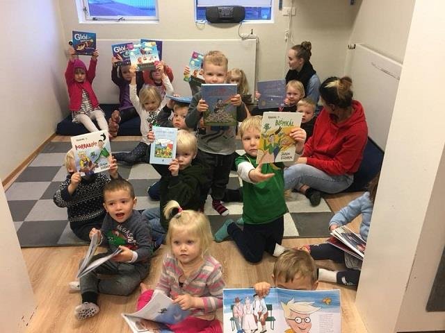 Leikskólinn Örk fær góða gjöf