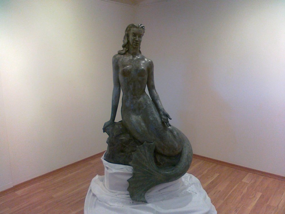 Hafmeyjan eftir Nínu Sæmundsson í Sögusetrinu