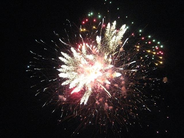 Þrettándabrenna við Seljalandsfoss