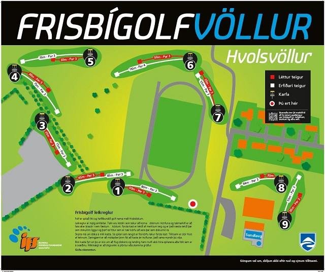 Folfvöllurinn vígður formlega