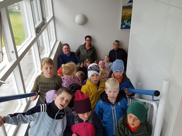 2. bekkur í Hvolsskóla heimsótti sveitarstjórann