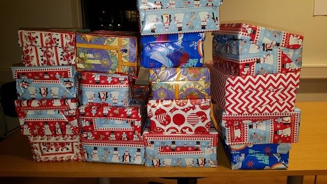 Leikskólinn Örk gefur Jól í skókassa