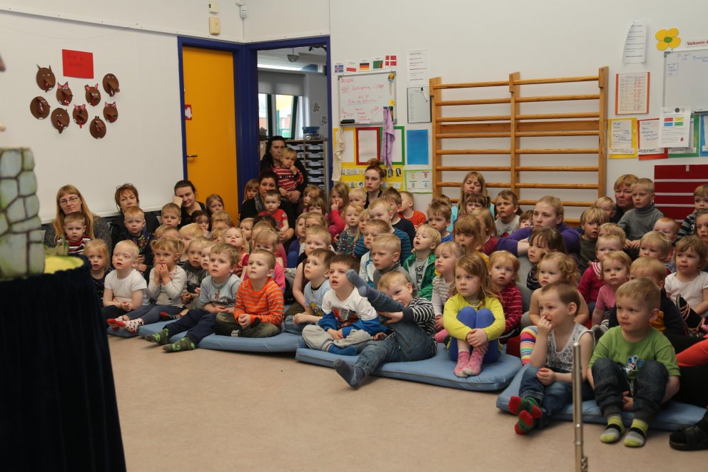 Pétur og úlfurinn í leikskólanum Örk á Hvolsvelli