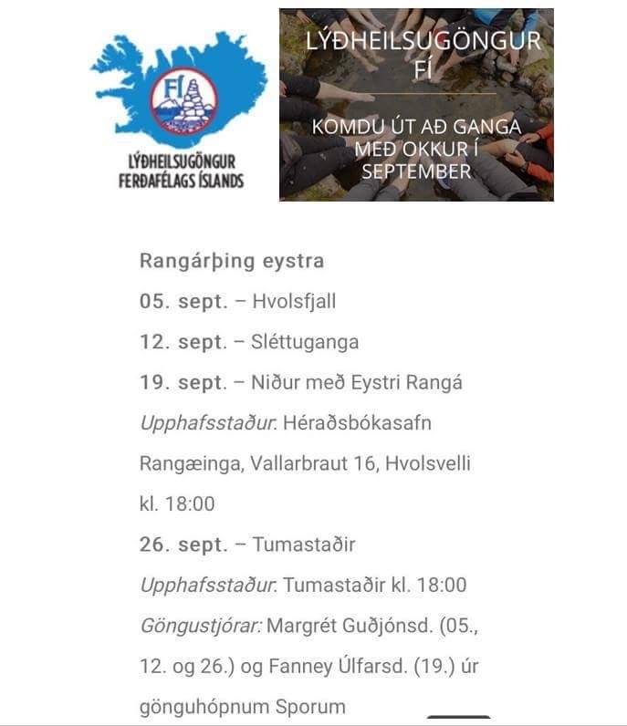 Lýðheilsuganga - Sléttuganga