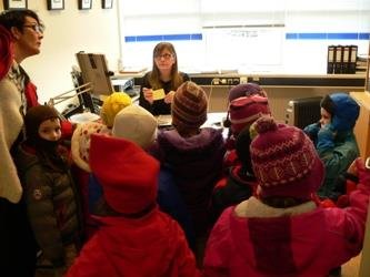 Leikskólabörn í heimsókn í ráðhúsinu