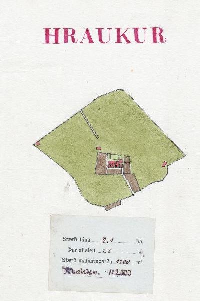 Tún- og bæjarkort frá 1917 - 1927