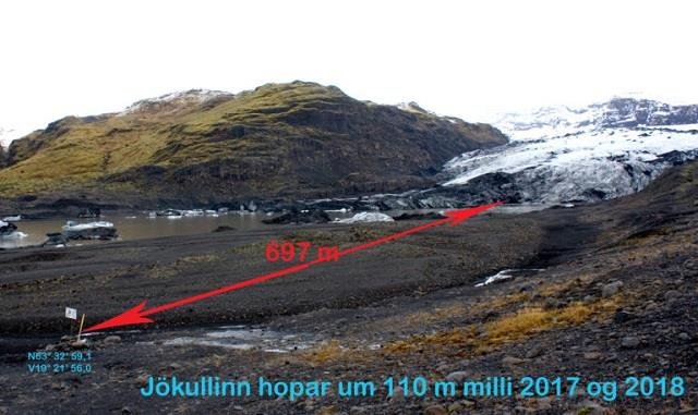 Jökulmælingar við Sólheimajökul