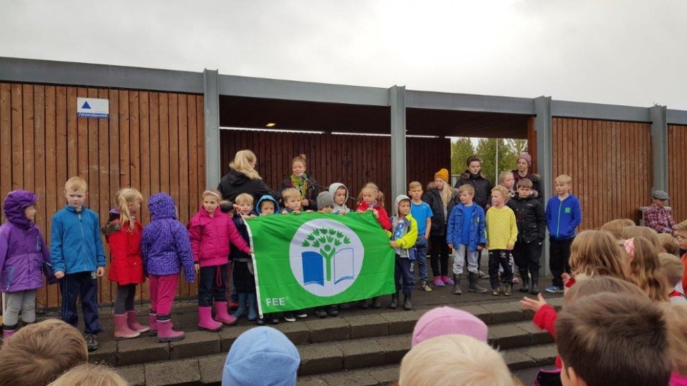 Hvolsskóli fékk Græn fánann í 4 skipti