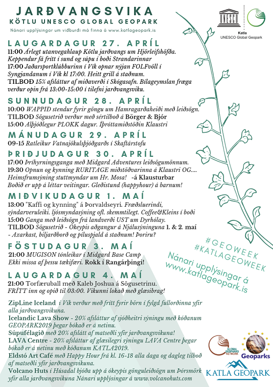 Jarðvangsvika Kötlu jarðvangs