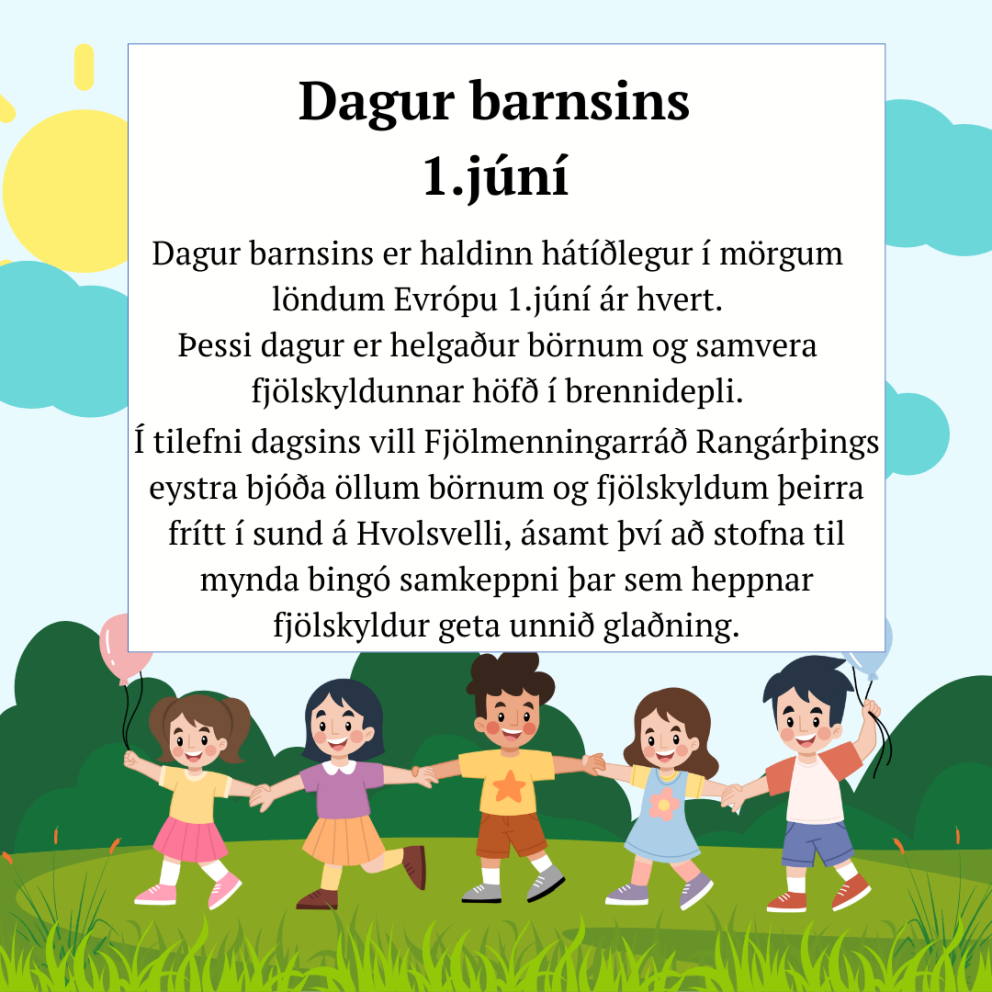 Dagur barnsins 1. júní