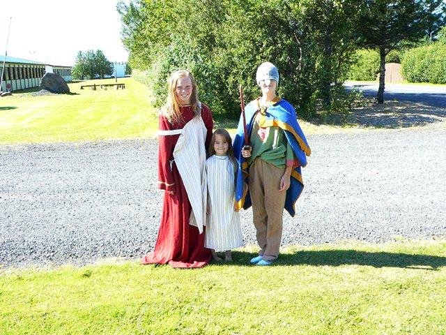 Þrír vaskir víkingar við Hlíðarveginn