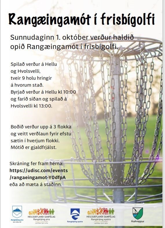 Rangæingamót í frisbígolfi