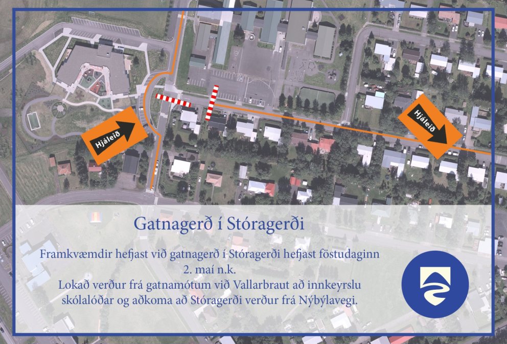 Framkvæmdir við Stóragerði hefjast 2. maí 2025