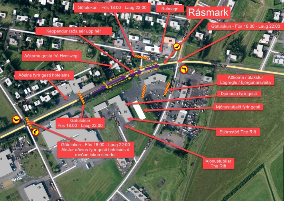 Götulokanir vegna The Rift