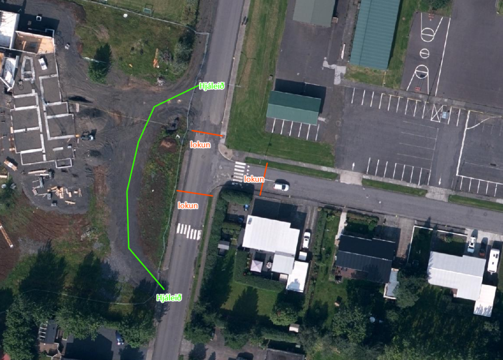 Götulokanir vegna vinnu við hitaveitu