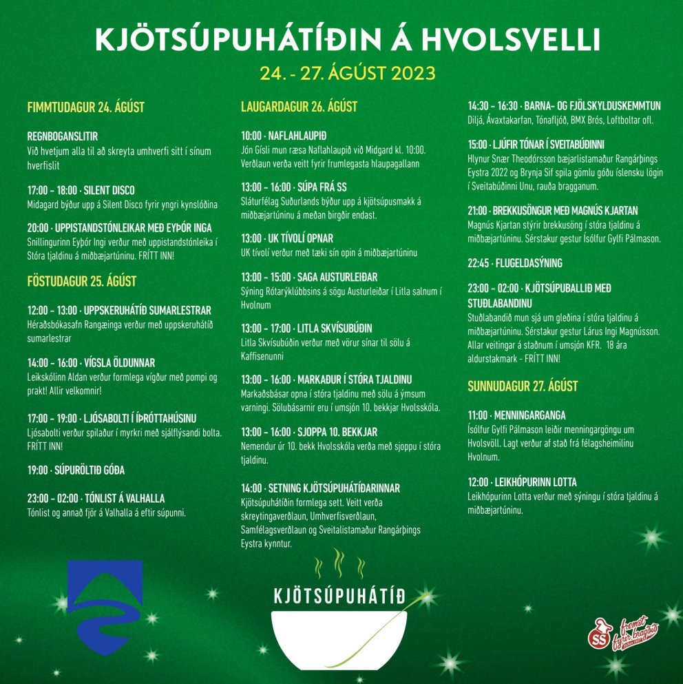 Eitthvað fyrir alla á Kjötsúpuhátíð