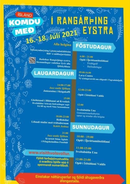 Helgin framundan verður skemmtileg í Rangárþingi eystra