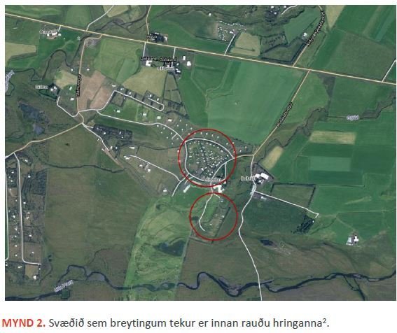 Auglýsing um skipulagsmál í Rangárþingi eystra