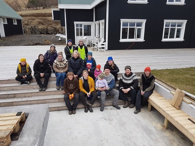 Eyfellingar eftir góðan hreinsunardag