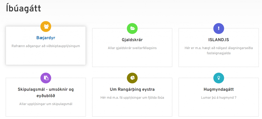 Íbúagátt Rangárþings eystra