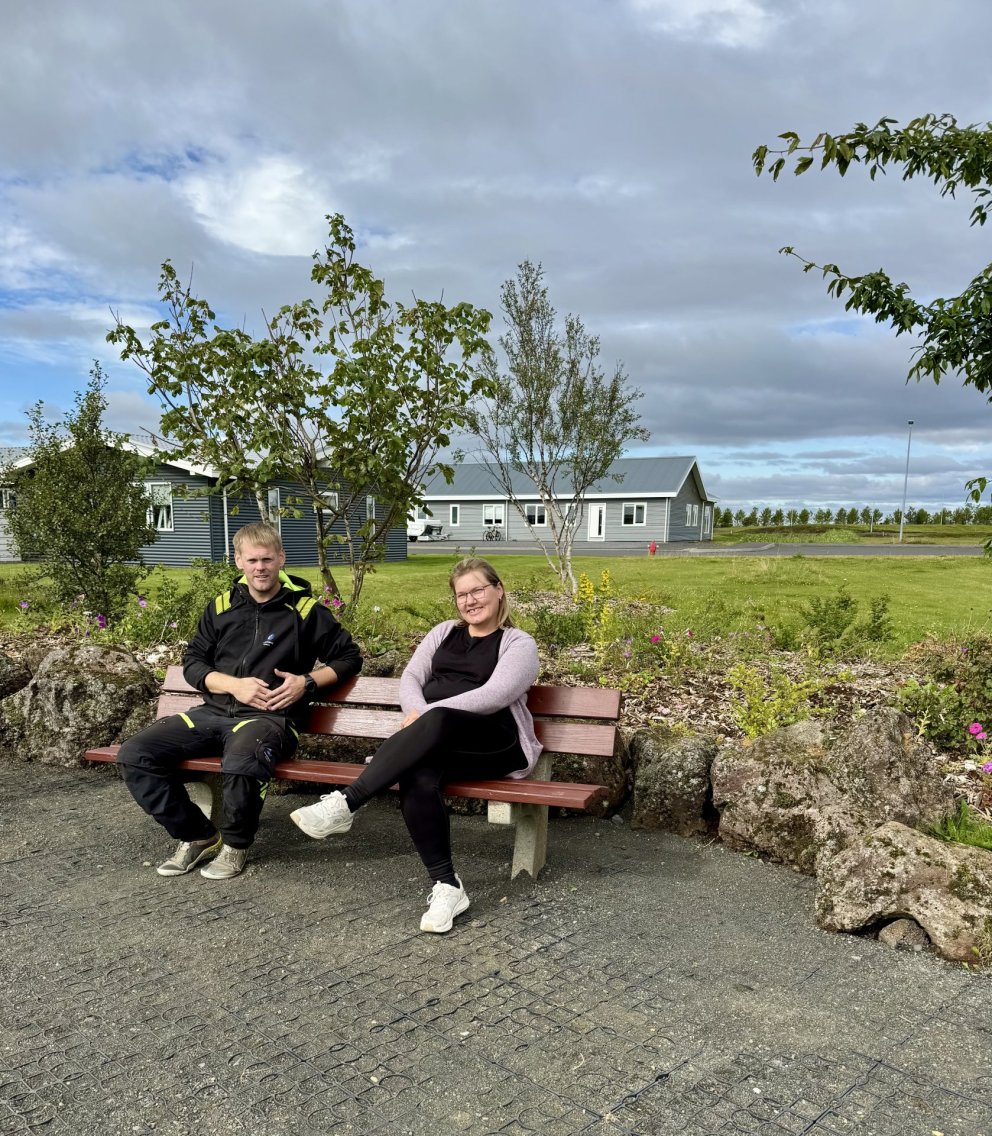 Anna Kristín og Magnús Þór umhverfis- og garðyrkjustjóri Rangárþings eystra