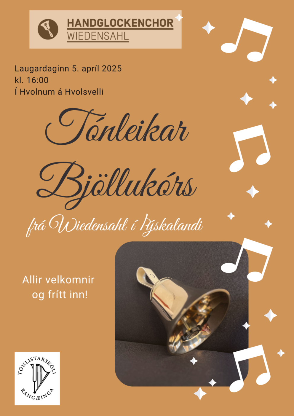 Bjöllukór frá Wiedensahl í Þýskalandi