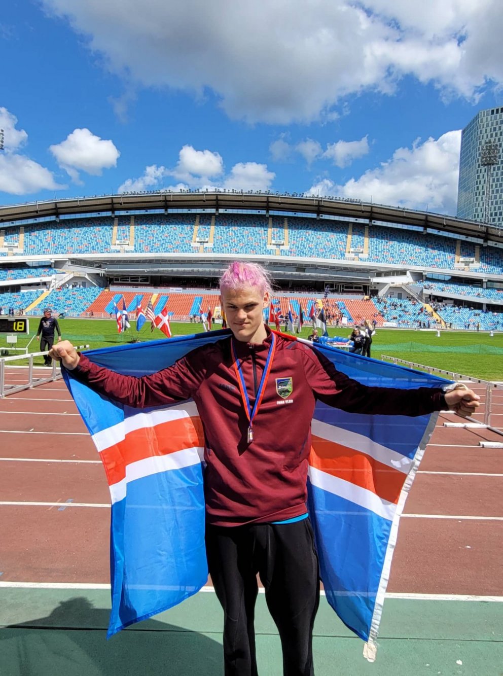 Ívar Ylur Birkisson keppti á Gautarborgarleikunum