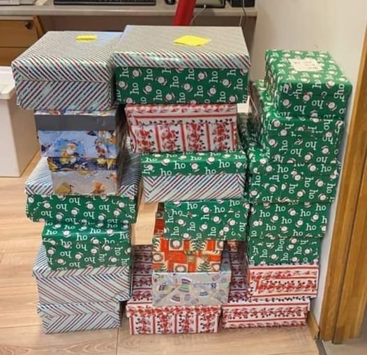 Leikskólinn tekur þátt í verkefninu Jól í skókassa í 10. sinn