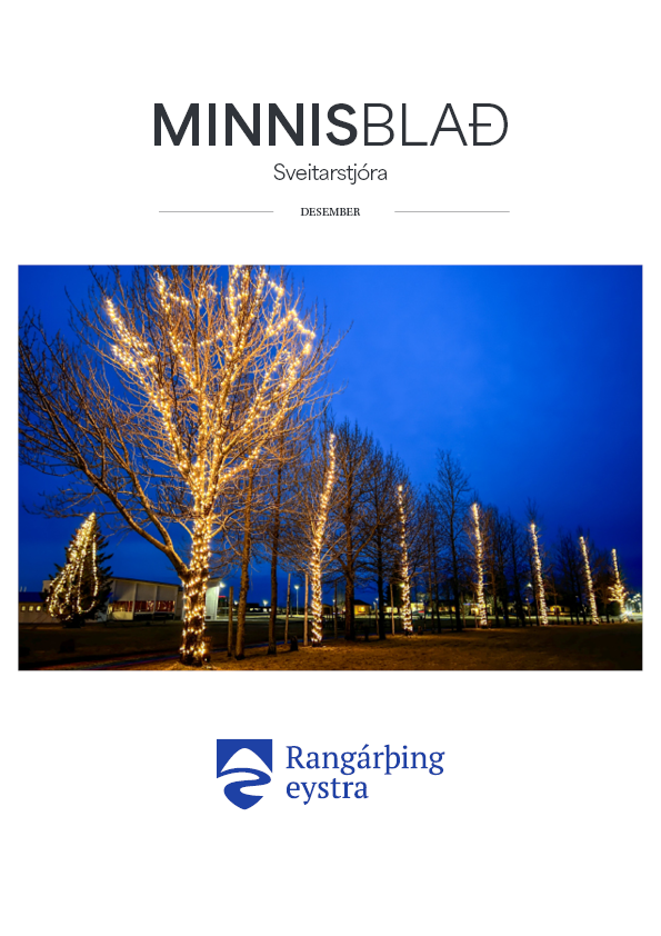 Minnisblað sveitarstjóra í desember
