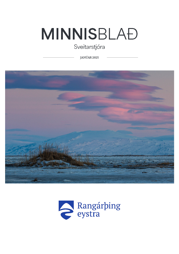 Minnisblað sveitarstjóra janúar 2025
