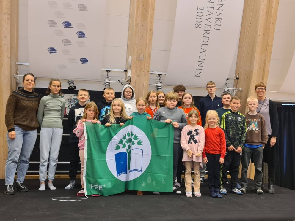 Hvolsskóli fær Grænfánann í 7. sinn