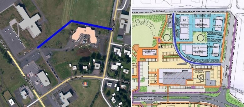 Nafnasamkeppni - tvær götur á Hvolsvelli