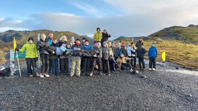 Nemendur 7. bekkjar Hvolsskóla