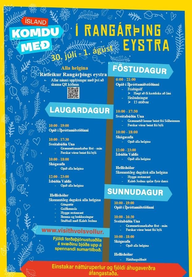 Rangárþing eystra býður upp á afþreyingu við alla hæfi