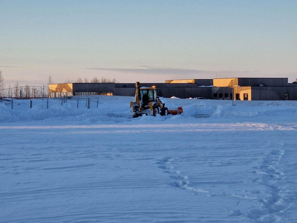 Skautasvellið klárt til notkunar