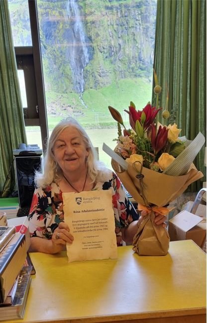 Rósa Aðalsteinsdóttir heiðruð